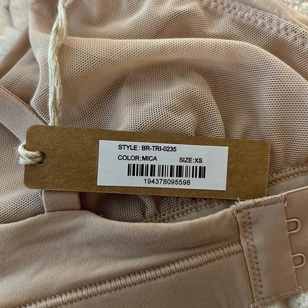 Skims NWT Fits (B17) Everybody crossover Bra MICA - Picture 3 of 3